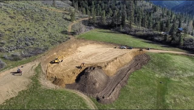 Site work from above