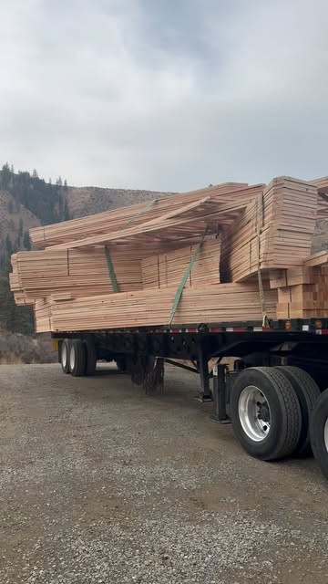 Lumber package delivered